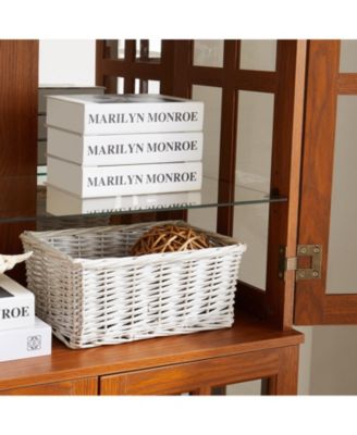 Vintage Curio Cabinet - Glass Doors, Adjustable Shelves, Dark Oak