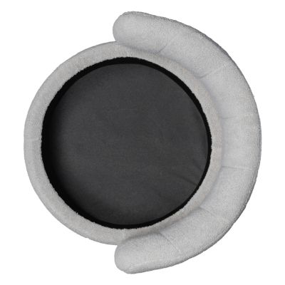 Streamdale 360 Degree Swivel Back Sofa Chair With Storage Space, Suitable For Bedroom and Living Room(Gray