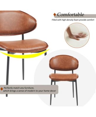 Bentwood Dining Chairs - Set of 2 Leather Seats