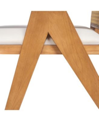 Streamdale Cane Upholstered Dining Chairs (Set of 2) Black/Natural