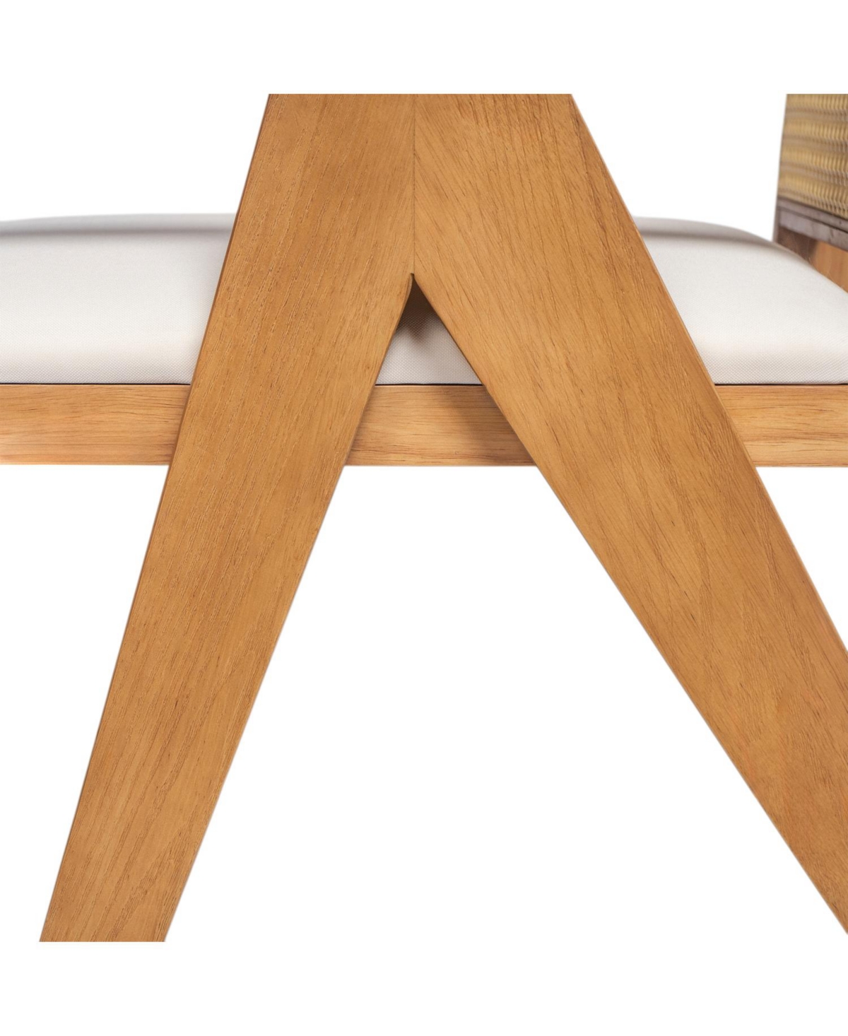 Streamdale Furniture Cane Upholstered Dining Chairs (Set of 2) Black/Natural