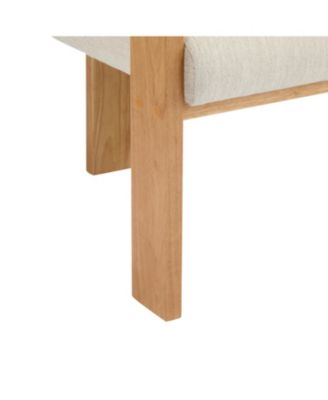 Streamdale Beige Fabric Dining Chairs with Pillow Back - 2 Pack