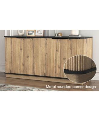 MDF Sideboard TV & Tableware Storage (55" x 15.7" x 29.6")