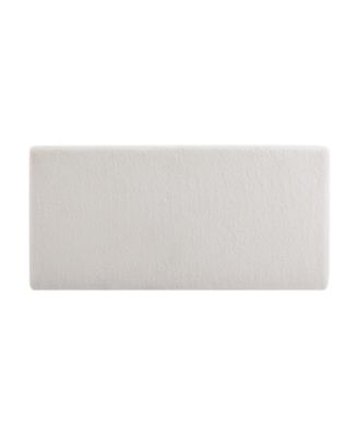 Streamdale White Boucle Storage Ottoman