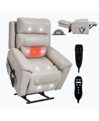 Power Lift Recliner, 350 LBS, Massage & Heat