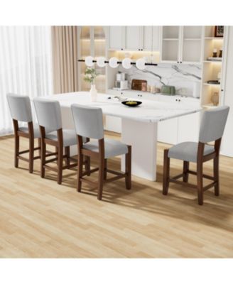 Mid Century Modern Bar Stools Set of 4