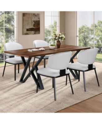 PU Leather Dining Chairs (Set of 2)