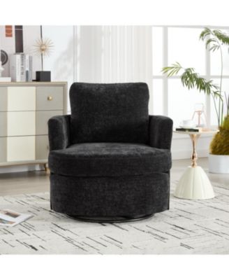 360 Swivel Chenille Chair- Comfortable, Breathable, & Easy Assembly