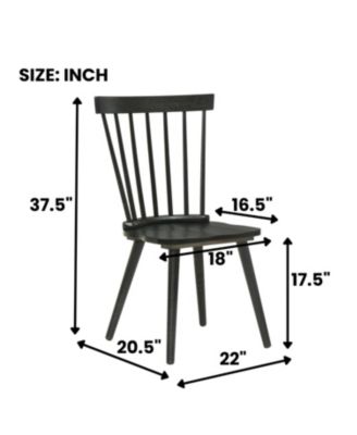 2 Rustic Farmhouse Dining Chairs