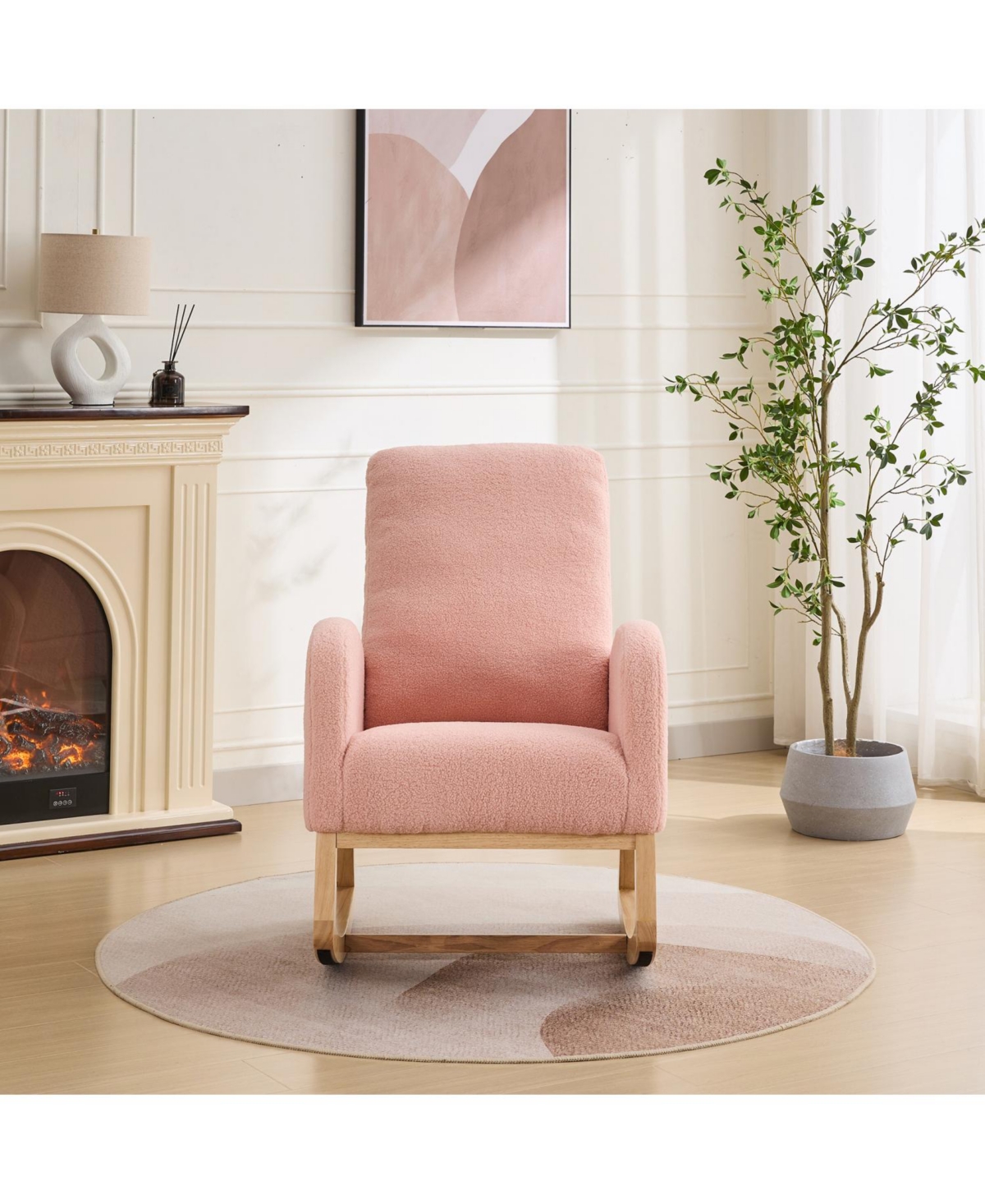 Streamdale Furniture Sherpa Glider Rocking Chair