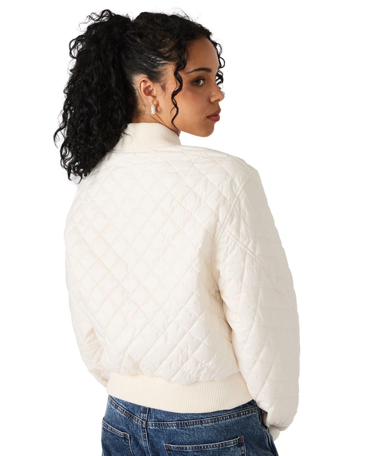 Steve Madden Women's Zippered Darla Jacket