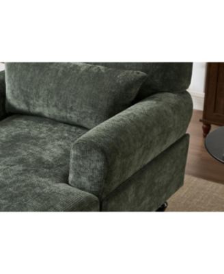 Streamdale Green Chaise Lounge Indoor Sofa Recliner