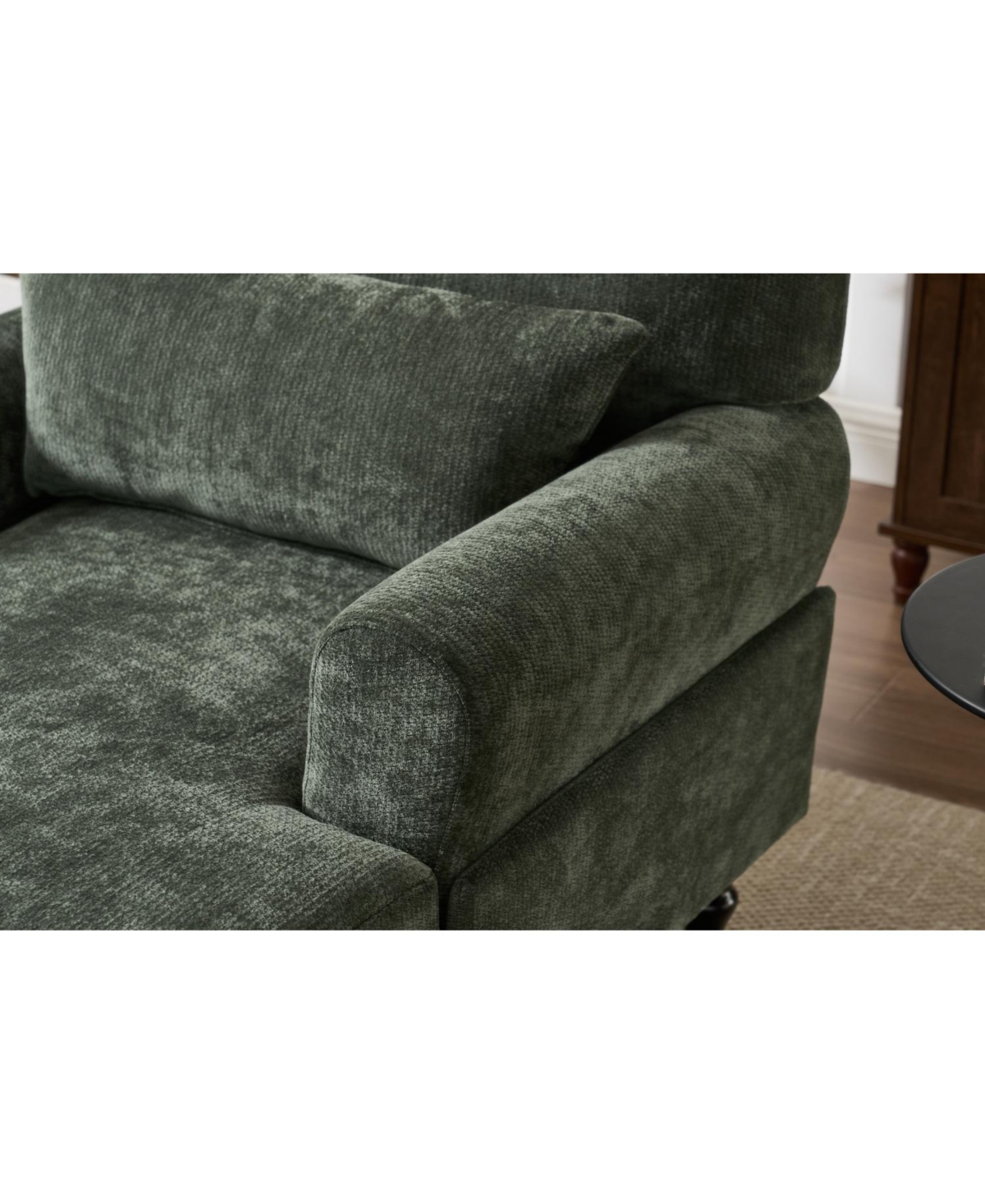 Streamdale Furniture Streamdale Green Chaise Lounge Indoor Sofa Recliner
