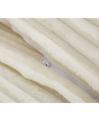 Streamdale Oversized Corduroy Chaise Lounge Sofa Bed w/ Pillows