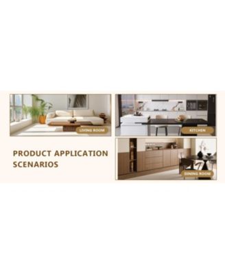 Black PU Dining Chairs (4-Pack)