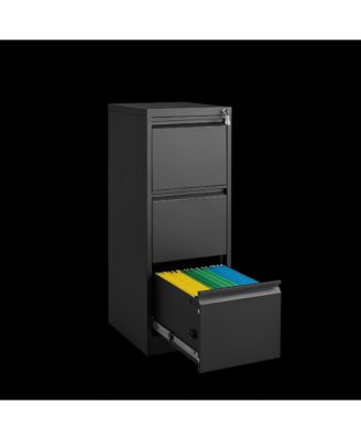 Streamdale 3-Drawer Metal File Cabinet with Lock