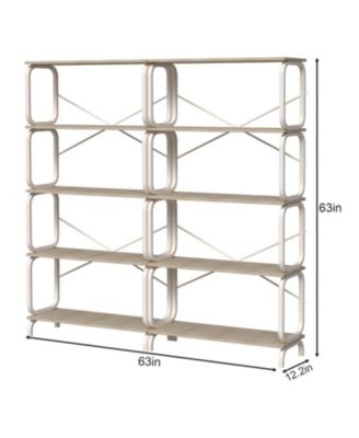 Industrial Bookshelf, Open 5-Tier