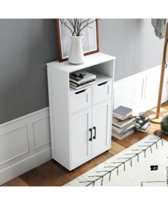 Farmhouse Double-Door Storage Cabinet