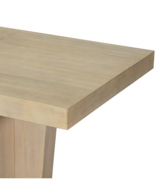 Streamdale Farmhouse Extendable Dining Table Set with Bench & 4 Chairs