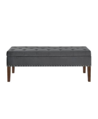 Tufted Bench with Storage