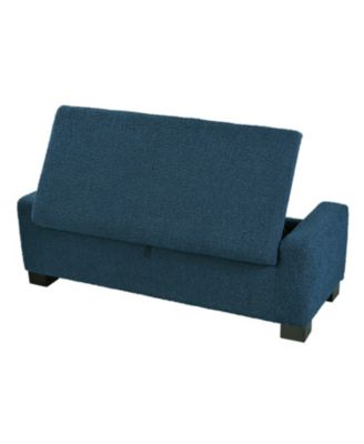 50" Rectangular Ottoman Bench with Hinged Lid & Storage