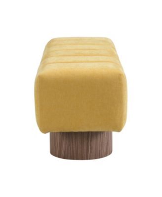 Upholstered Chenille Bench - Dining Entryway Bedroom