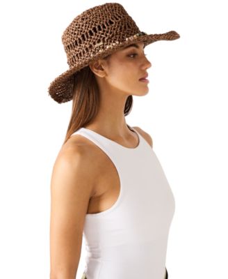 Beaded Trim Classic Western Hat
