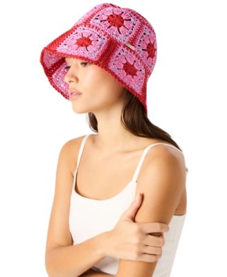 Bright Nomad Straw Bucket Hat
