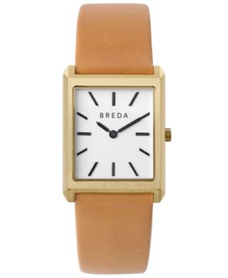 Women's 'Virgil' 1736a Brown Leather Strap Watch, 26mm
