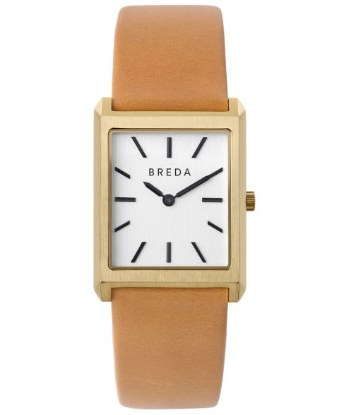 Женские часы BREDA 'Virgil' 1736a Brown Leather Strap Watch, 26mm