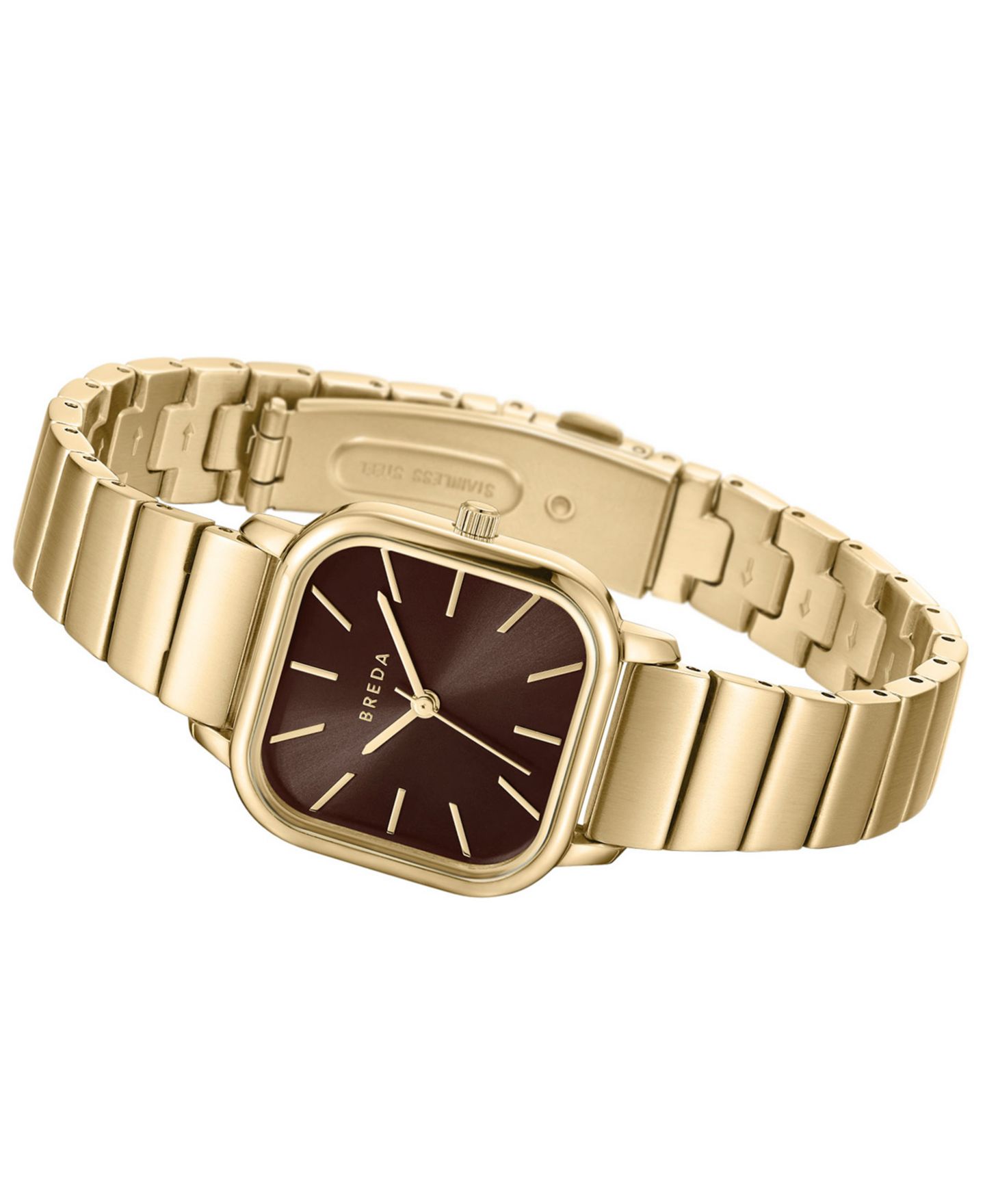 Женские часы BREDA Esther Gold Stainless Steel Bracelet Watch, 26mm — фото 2