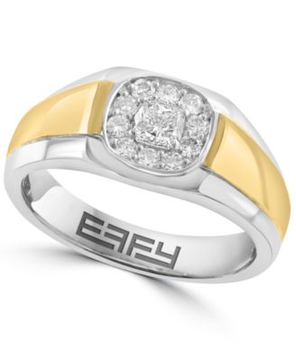 Men's Lab Grown Diamond Ring (5/8 ct. t.w.) in Sterling Silver