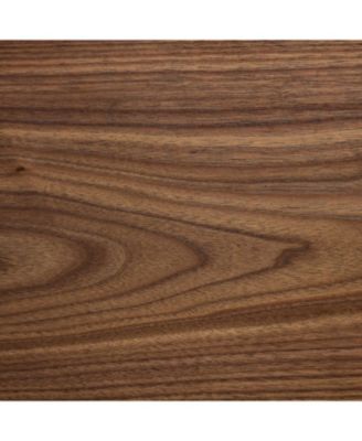 31.5" Modern Drum Coffee Table - Walnut