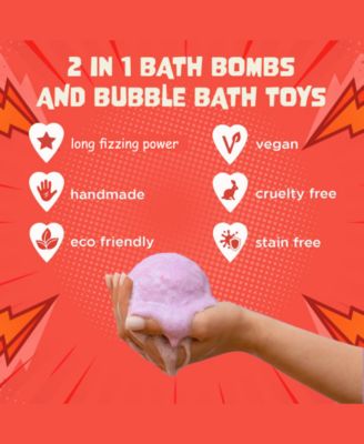 6-Pc. Unicorn Squishy Super Bubble Bath Fizzies
