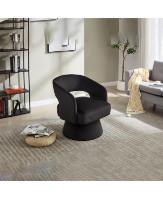  Velvet Swivel Accent Chair