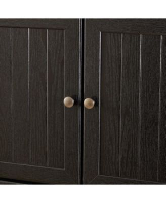 72.4" Tall Storage Cabinet w/ 8 Doors & 4 Shelves, Bookshelf