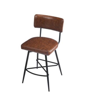 26" Retro Swivel Counter Stools (Set of 2)