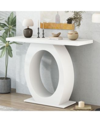 Mira Sleek Modern Console Table with Enhanced Stability, Ideal for Home Decor