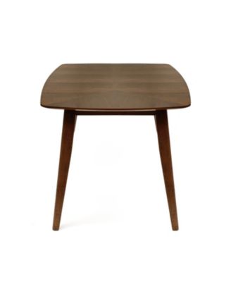 5-Pc Mid-Century Walnut Dining Set with Chairs