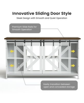 Metal Aquarium Stand with Cabinet - 80 Gallon White