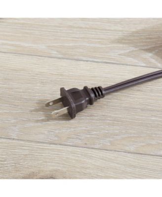  Cherry Curio Cabinet - Lighted Display, Mirrored Back