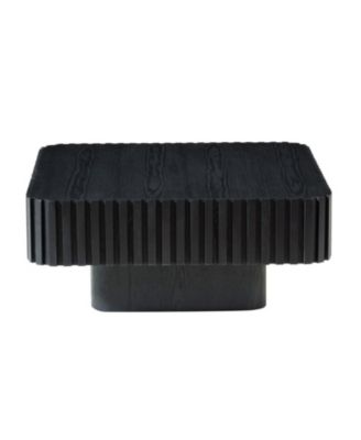 Modern 31.5" Handcraft Drum Coffee Table