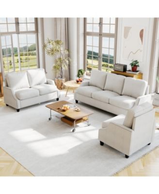  3-Piece Modern Living Room Sofa Set