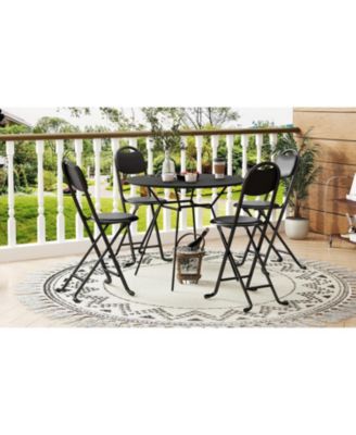 Streamdale Folding Stool with Backrest - Padded