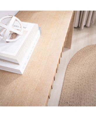 Streamdale Modern Console Table - 59.2" Natural Wood