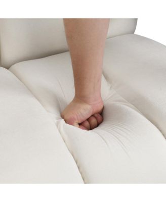 Modern Armchair Set of 2, L-Arms, Polyester