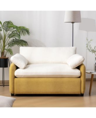 Oversized Chenille Accent Chair Modern Comfort in Vibrant Colors