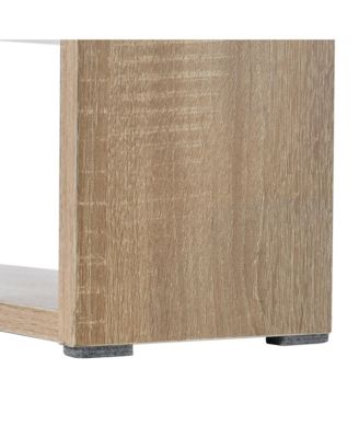 Glossy Two-Tone Coffee Table with Storage