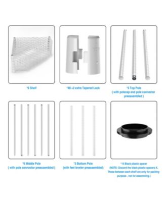 Corner Wire Shelf Rack