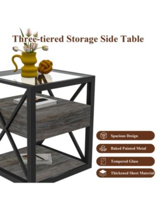 Modern End Table Set of 2